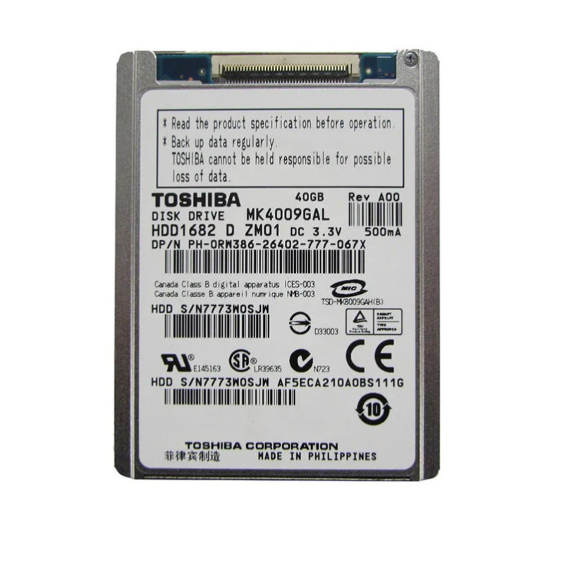 DISCO DURO TOSHIBA MK-4009GAL