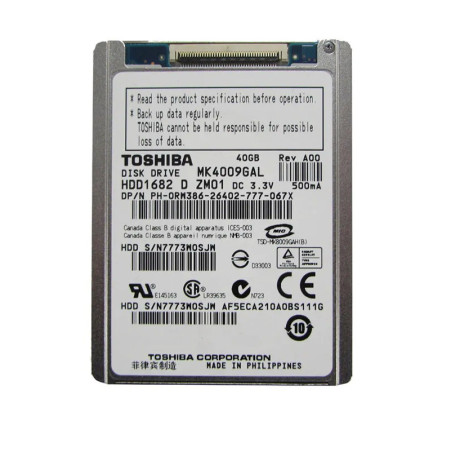 DISCO DURO TOSHIBA MK-4009GAL
