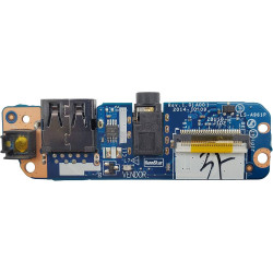 TARJETA DE ENCENDIDO, AUDIO, USB DELL LATITUDE E7450,  0110HR