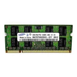 MEMORIA  PARA LAPTOP DDR2 SAMSUNG 2GB, PC2-6400, 2RX8 PC2-6400